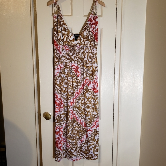 NWT Sleeveless Colorful Maxi Dress - Picture 3 of 5